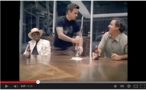 This Miller Lite commercial deems the foaming beer prank barbaric.